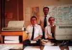 Click to view big image Walter Jeffs, Les Willitt, Fred Cable. Early 90s